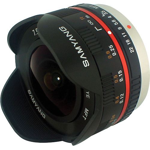 Samyang 7,5mm f/3.5 UMC Fish-eye Panasonic/Olympus Micro 4/3 (MFT) Silver