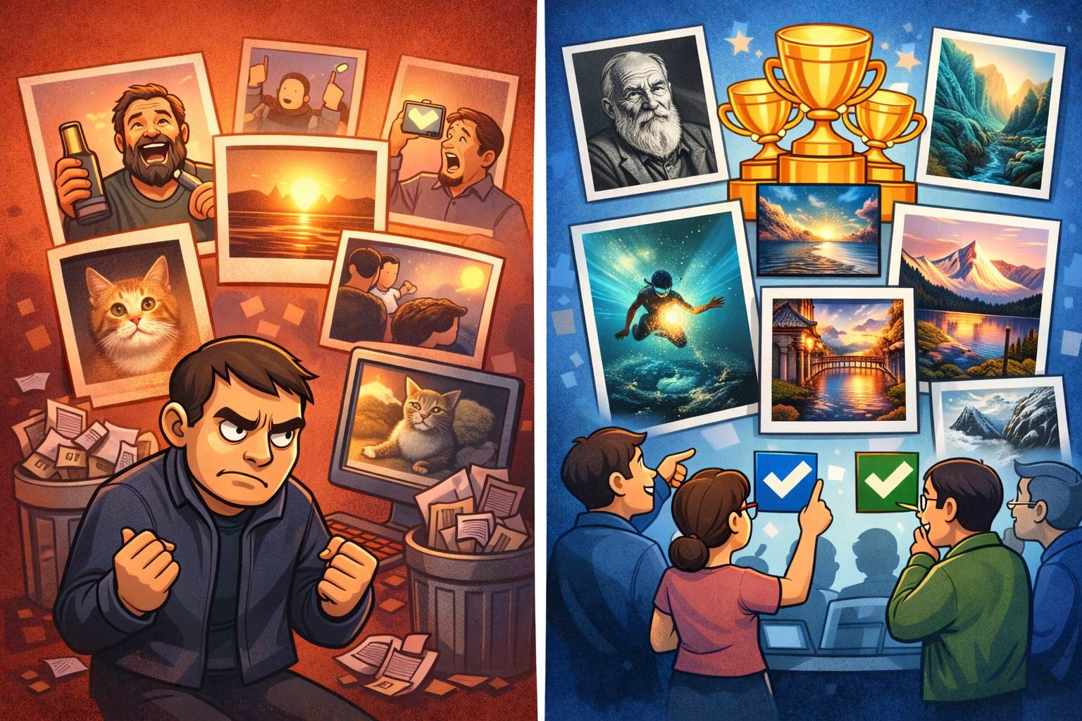 Why rating drops between stages on 35AWARDS