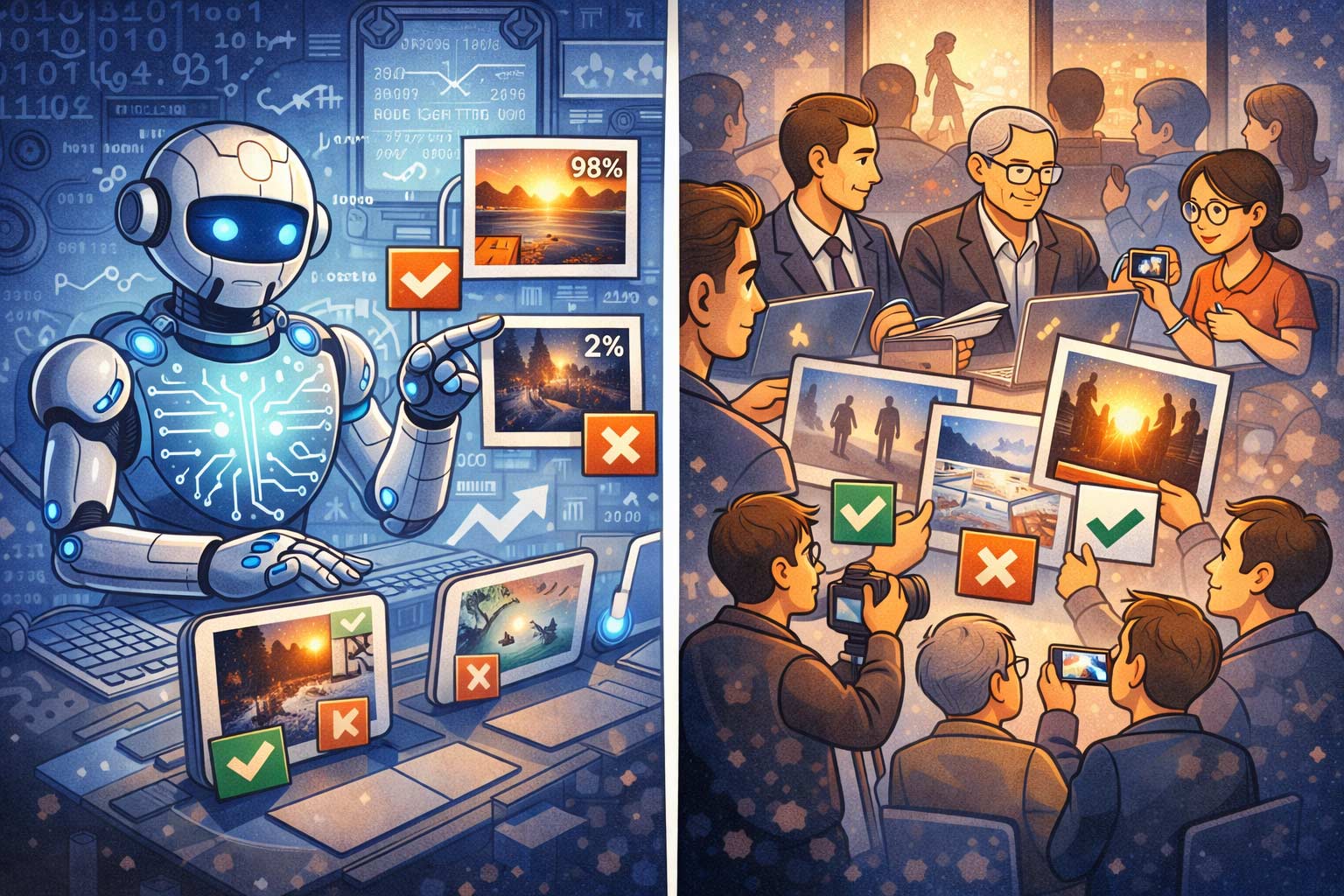 AI on 35AWARDS: forecast vs real human judging