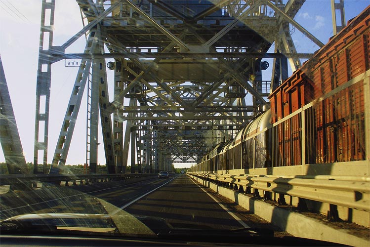 2006, свирь, мост, поезд, цвет, цифра, конструкция, мост, свет, тень, Todublin