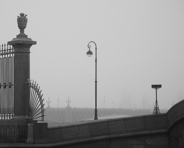 Петербург, утро, туман, adamovitch