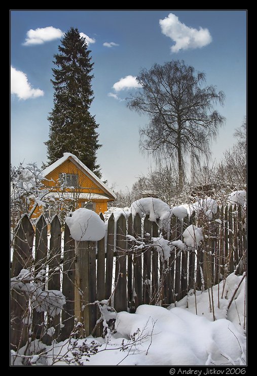 зима, снег, Андрей Житков