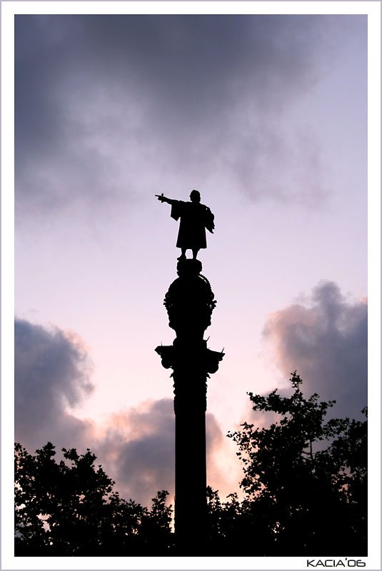 Испания, Барселона, Памятник Колумбу, Анастасия