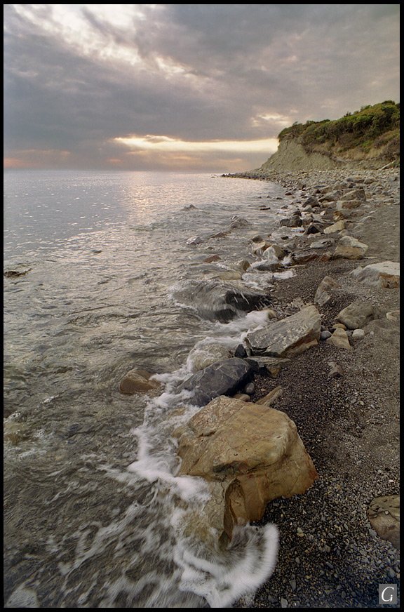 Утриш, море, берег, сентябрь, закат, 2006г., Gorshkov Igor_Feanorus