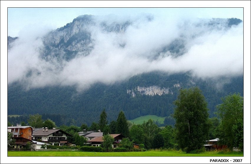 Австрия, Тироль, Альпы, Kitzbuhel,туман,горы,PARADOX, PARADOX