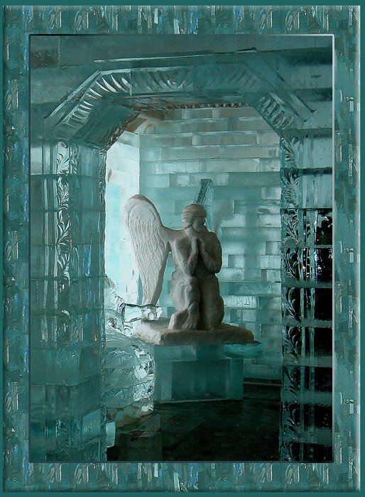 Ледяной, дворец, ангел, ollika