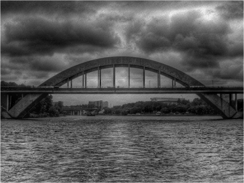 Мост, река, геометрия, senjor