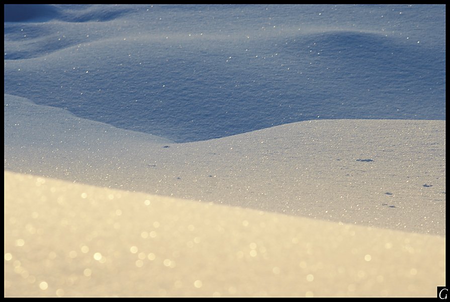 Снег, сугробы, тени, закат, Gorshkov Igor_Feanorus