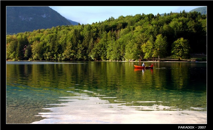 Словения,Озеро, Бохинь,лодка,романтика,PARADOX, PARADOX