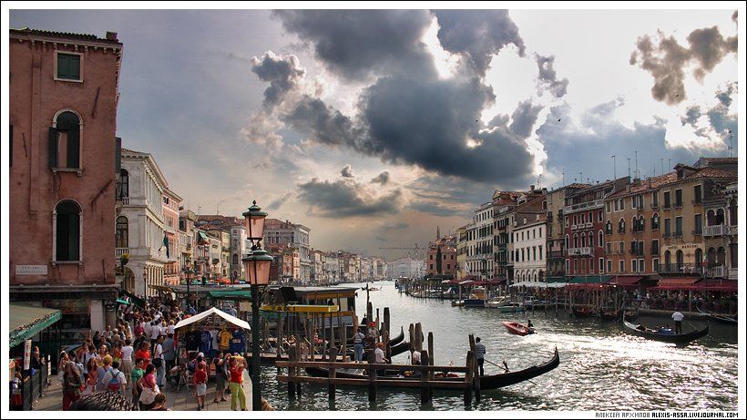 Венеция, Италия, гранд, канал, Alexis Assa