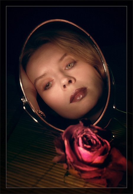 зеркало, отражение, портрет, Александр ЛАВРОВ