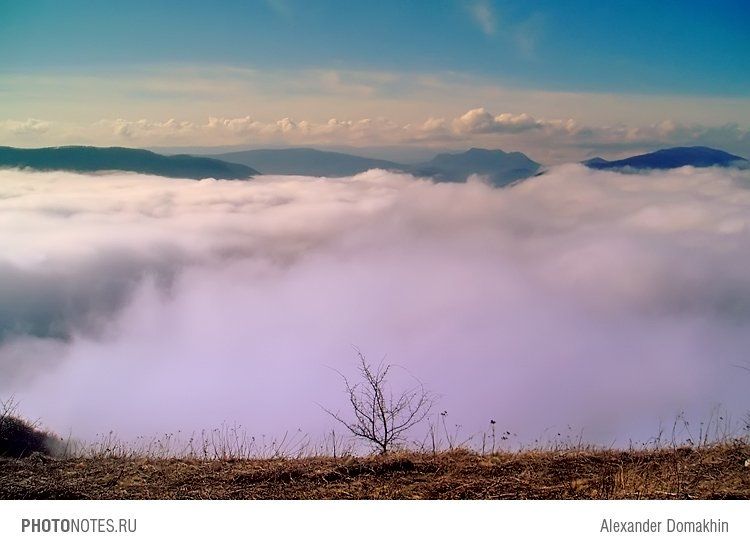 Кубань, пейзаж, горы, облака, Кавказ, путешествия, PHOTONOTES.RU, Alex Domakhin