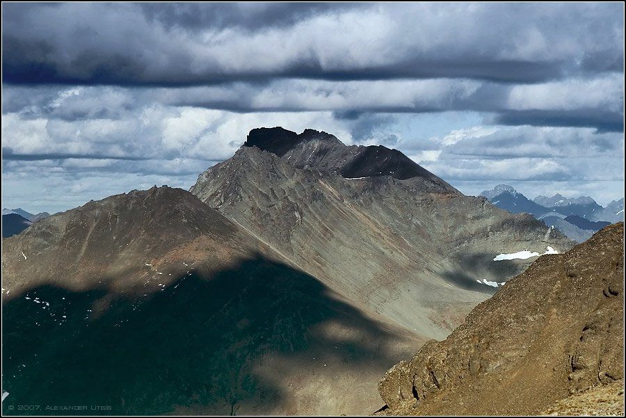 вулкан вершина склоны облака горы камчатка, Александр Лицис