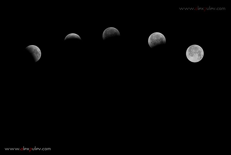 луна,лунное затмение,затмение,август,александр путев,www.alexputev.com, Александр Путев