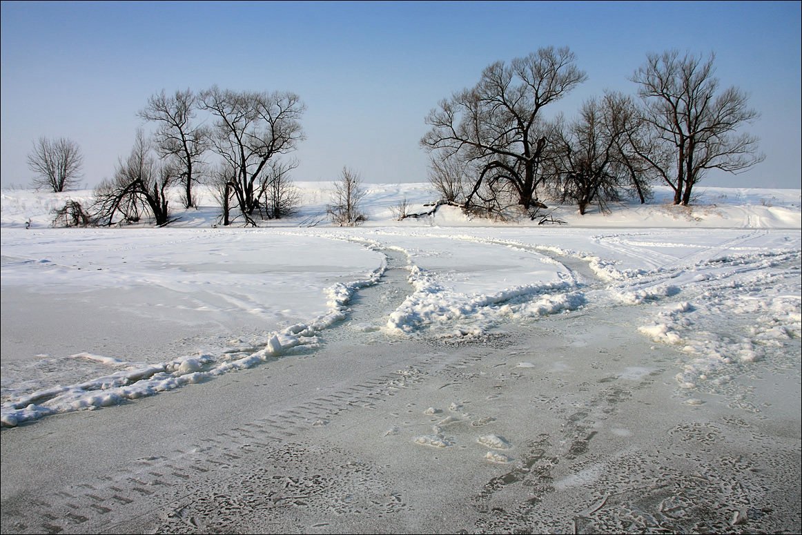 река, москва, зима, Тарасов Алексей