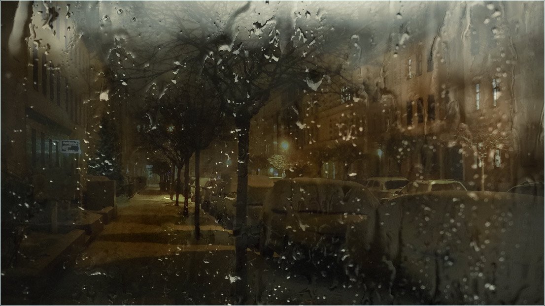foto liubos, вечер, дождь, улица, город, германия, бранденбург, Любовь Селиванова