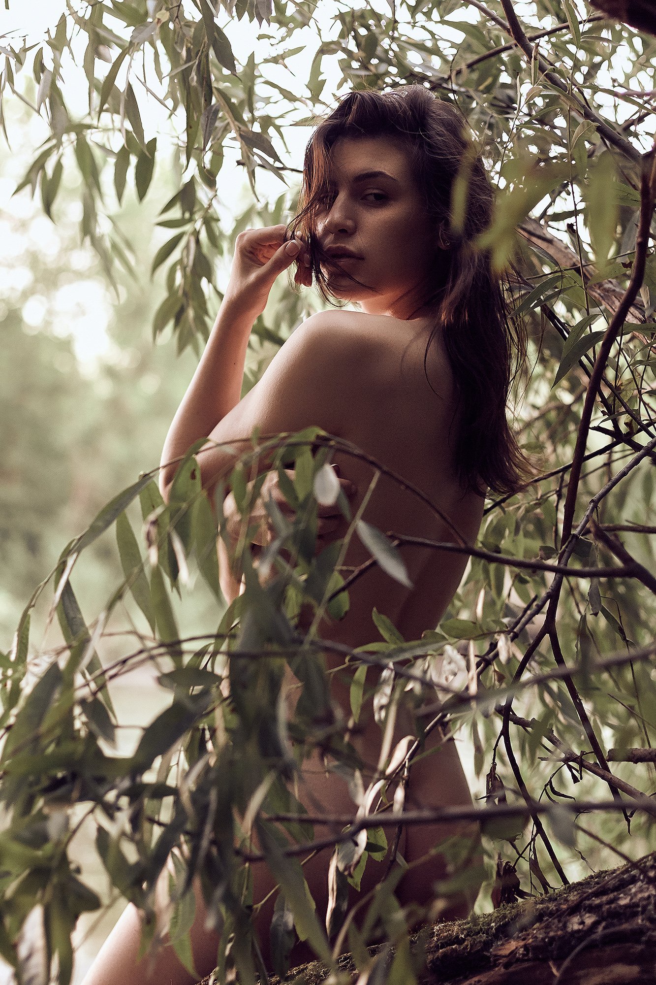 nude, naked, mood, portrait, tree, water, lake, sexy, sensual, girl, woman, , Max Solve