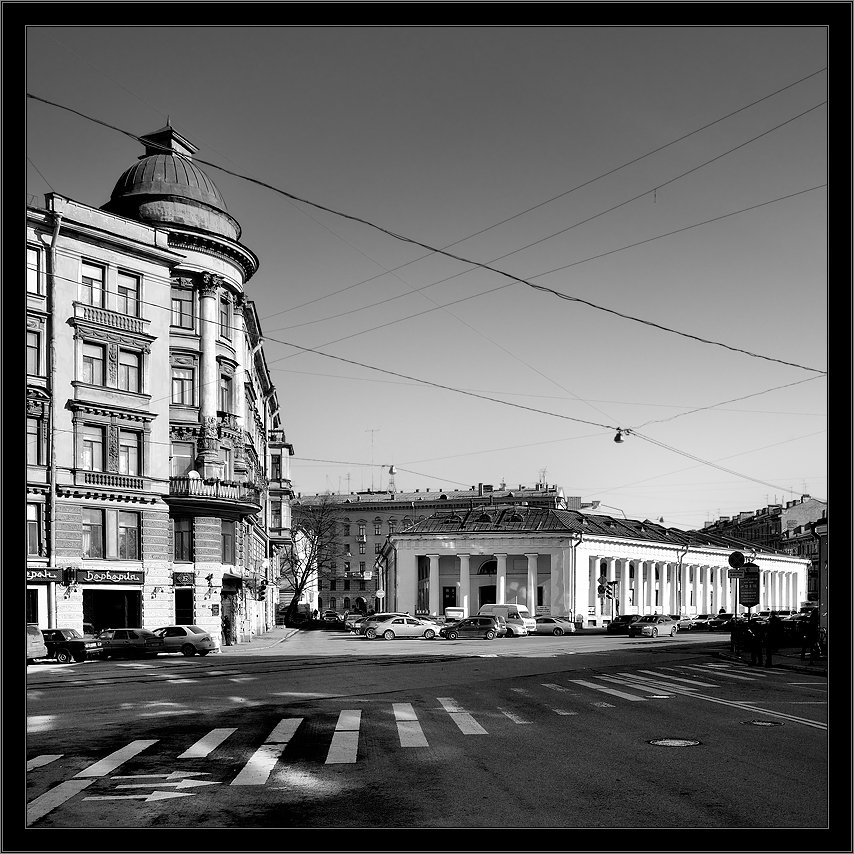 петербург, центр, чб, квадрат, Kirill Shapovalov