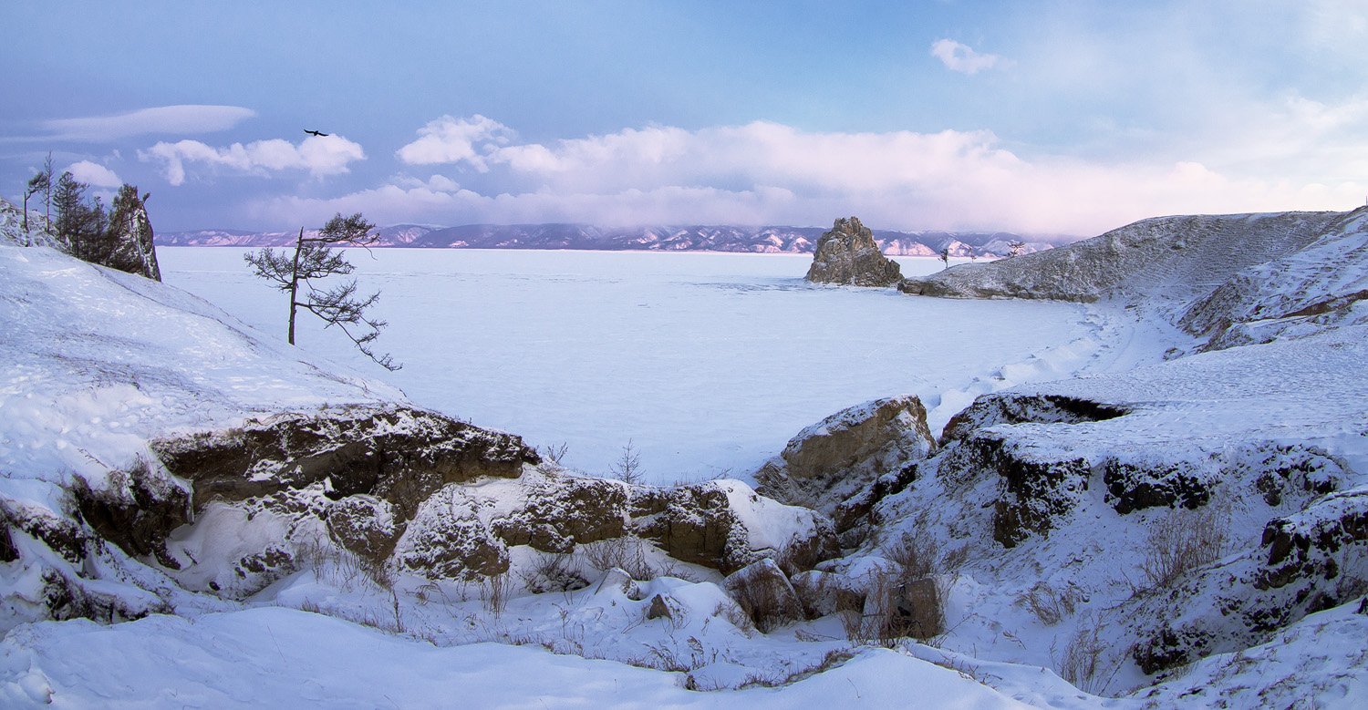 байкал, утро, зима, снег, Екатерина (PhotoJourneys.ru) Васягина