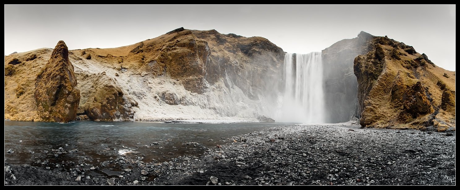 исландия, водопад, Виктория Роготнева