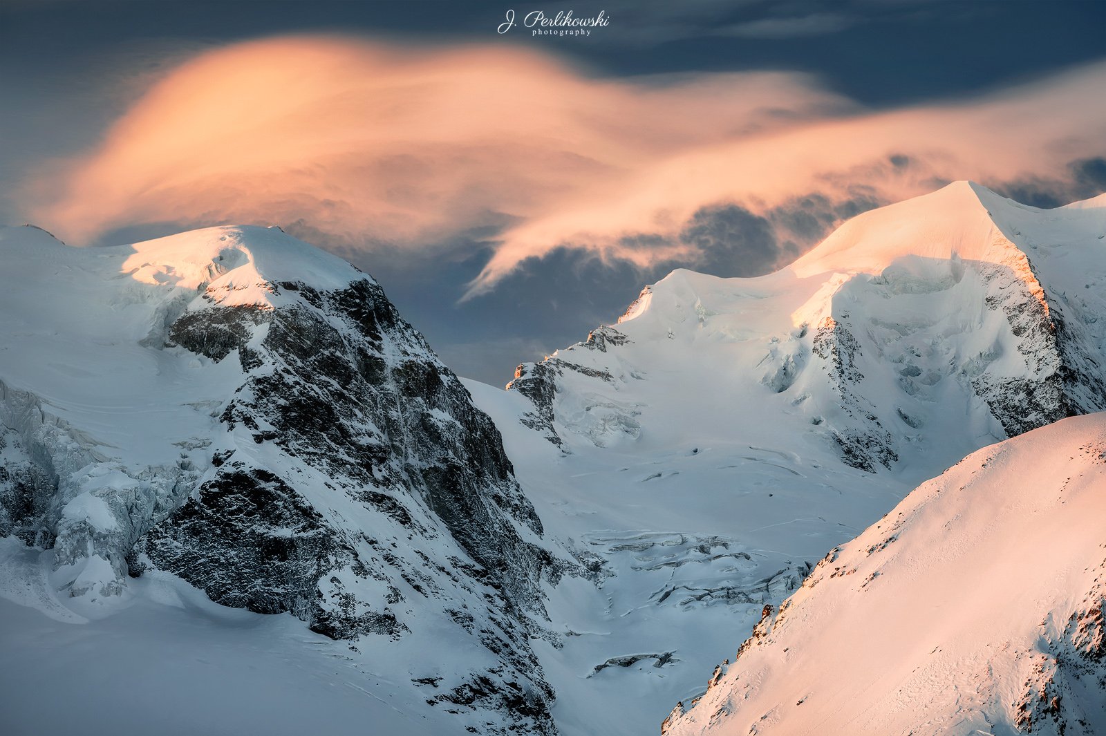 switzerland, glacier, alps, sunrise, winter, morning, colours, landscape,mountains,, Jakub Perlikowski