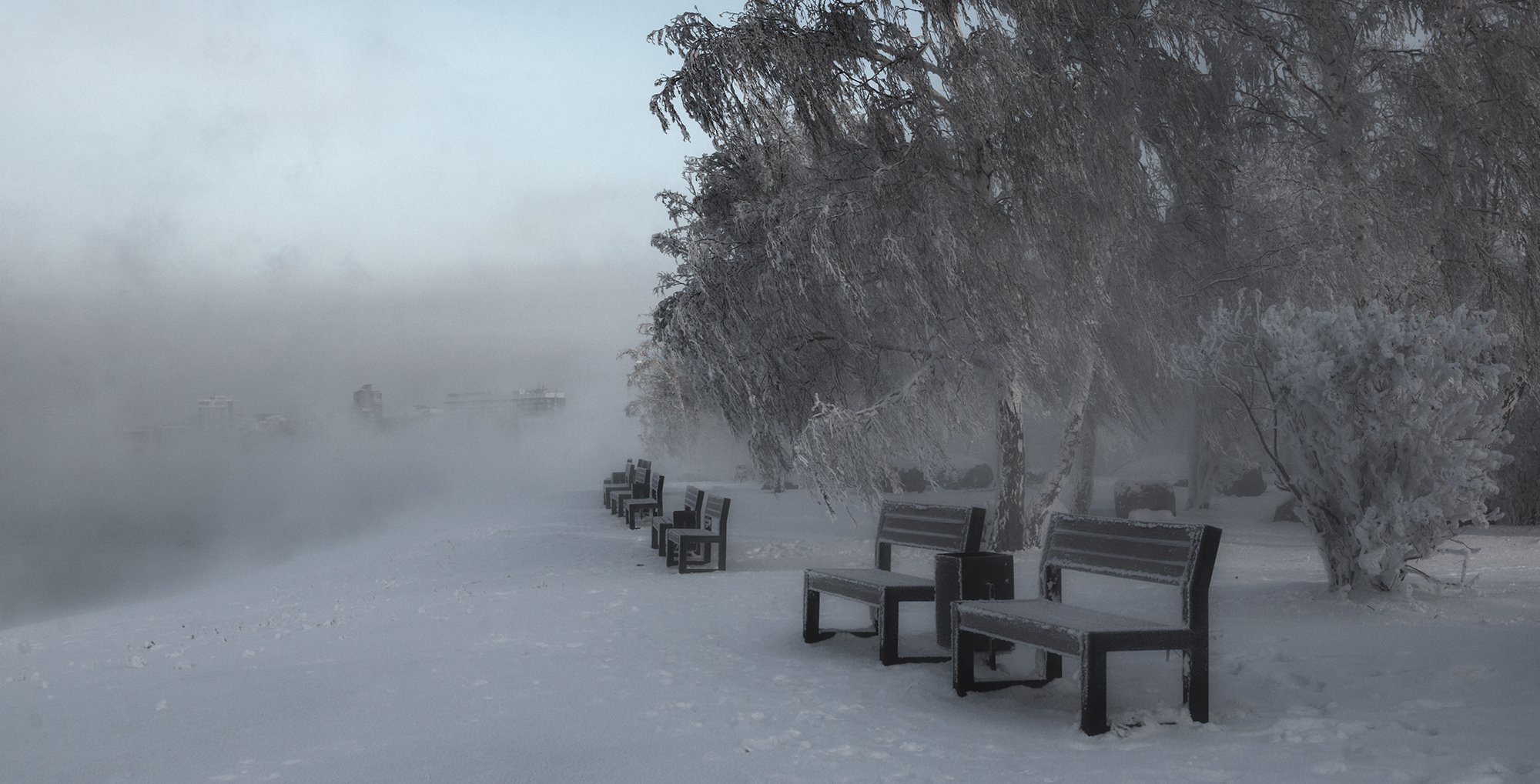 Иркутск Ангара зима мороз фото Андрея Таничева , Андрей Таничев