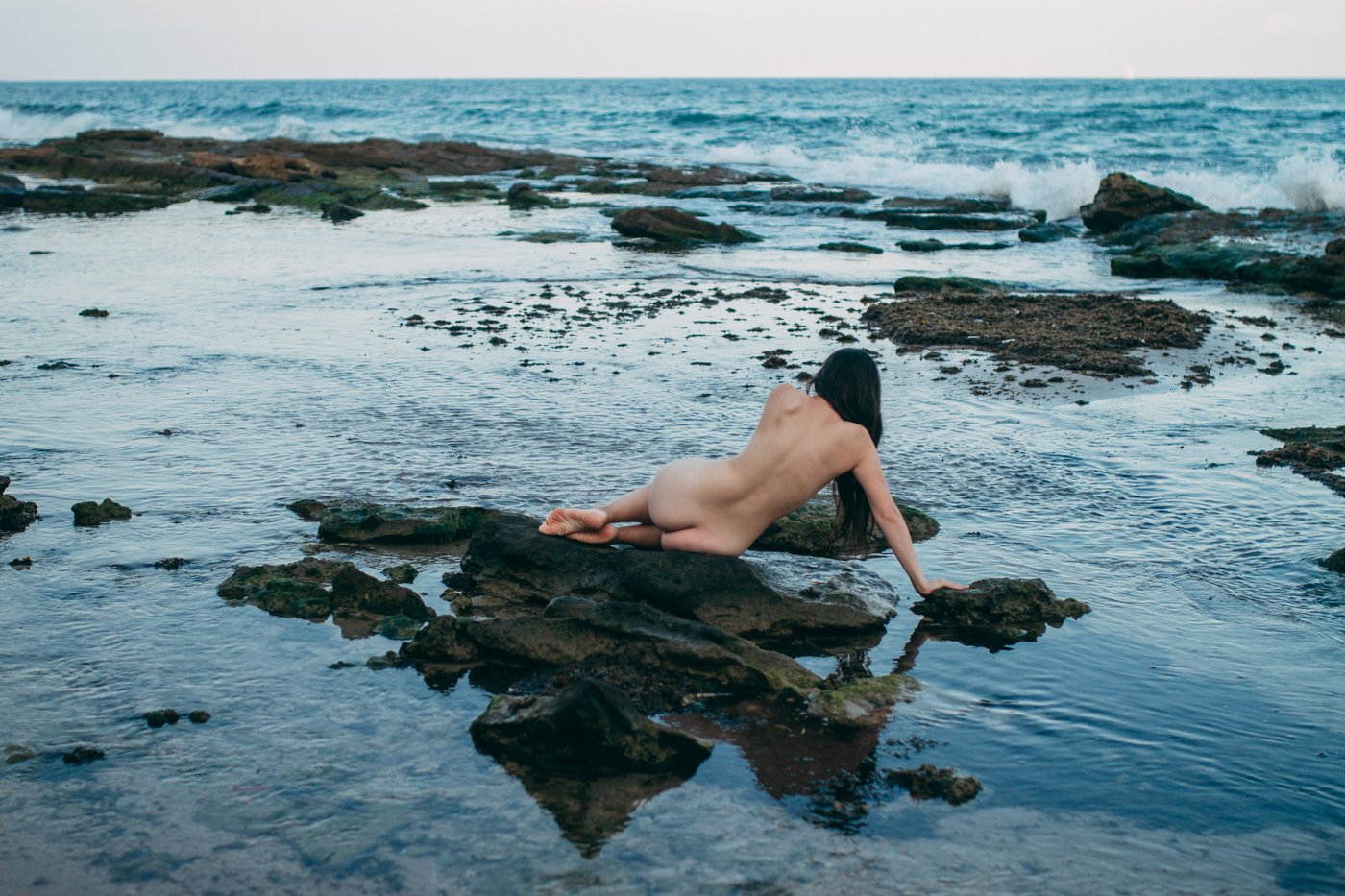 israel, portrait, sea, nature, nude, Мария Креймер