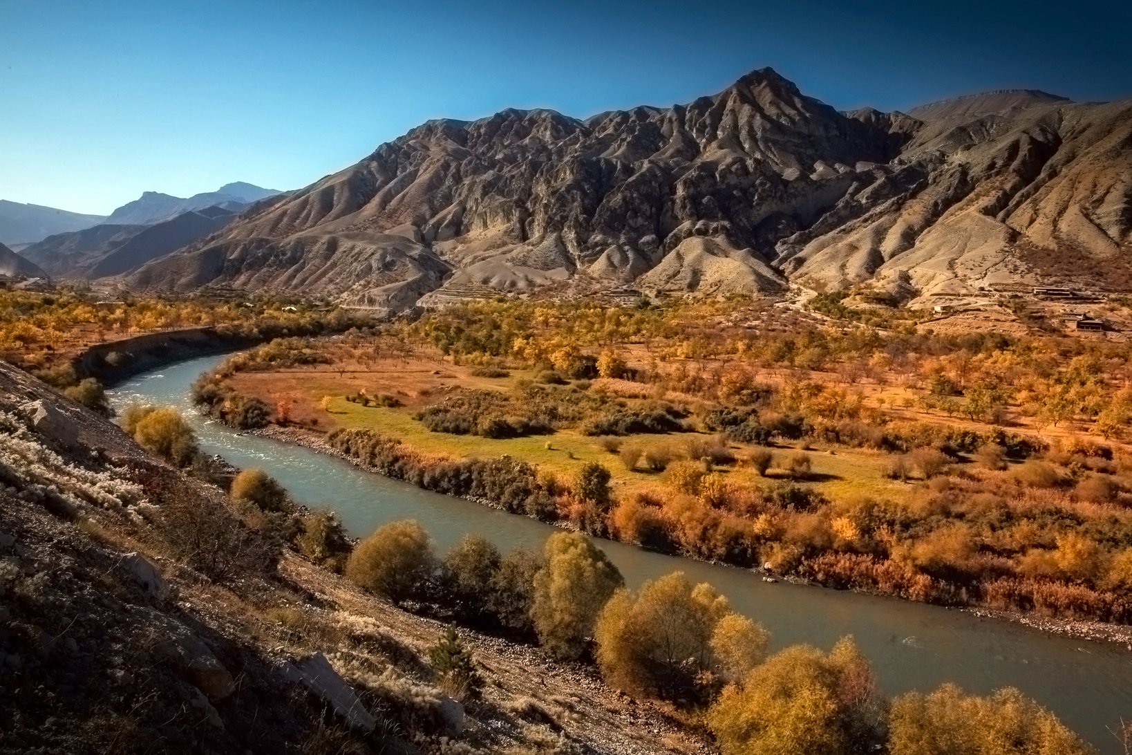 река,осень,пейзаж,горы,лес,природа,дагестан., Marat Magov