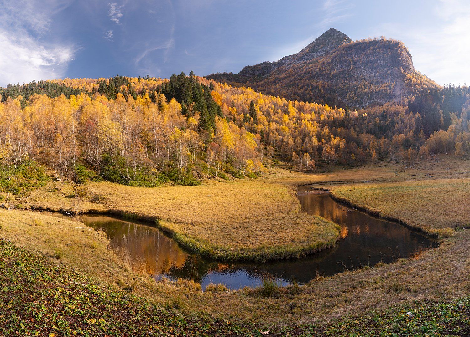 кавказ, осень, горы, Казаков Петр