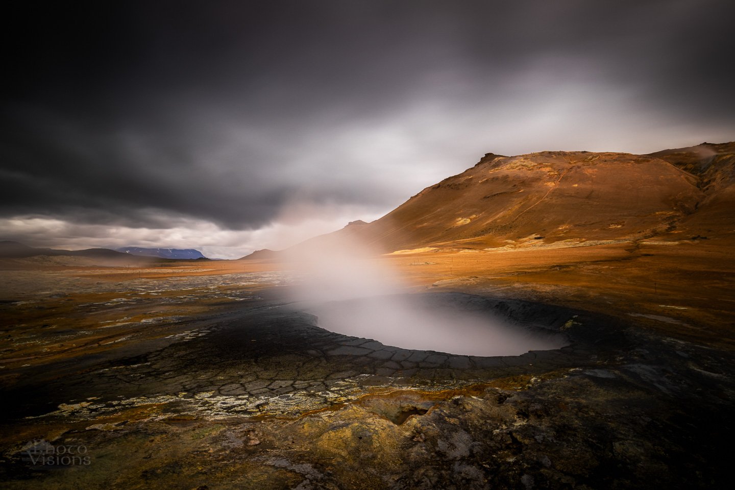 iceland,hverir,geothermal,geyser,summer,long exposure,landscape,, Adrian Szatewicz