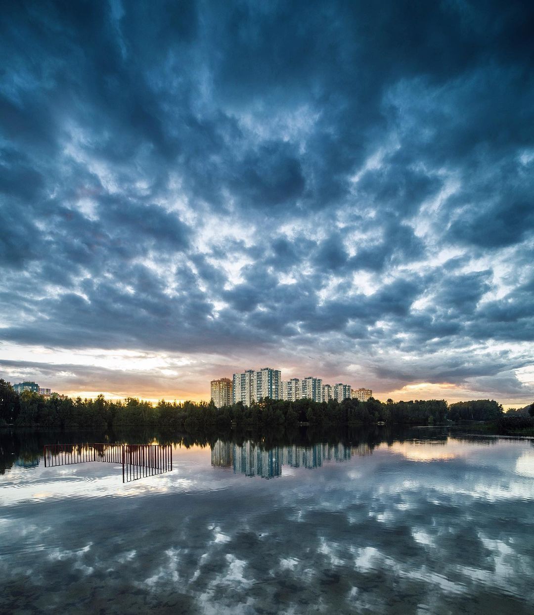 закат озеро Нижний Новгород небо, Настя Рыж