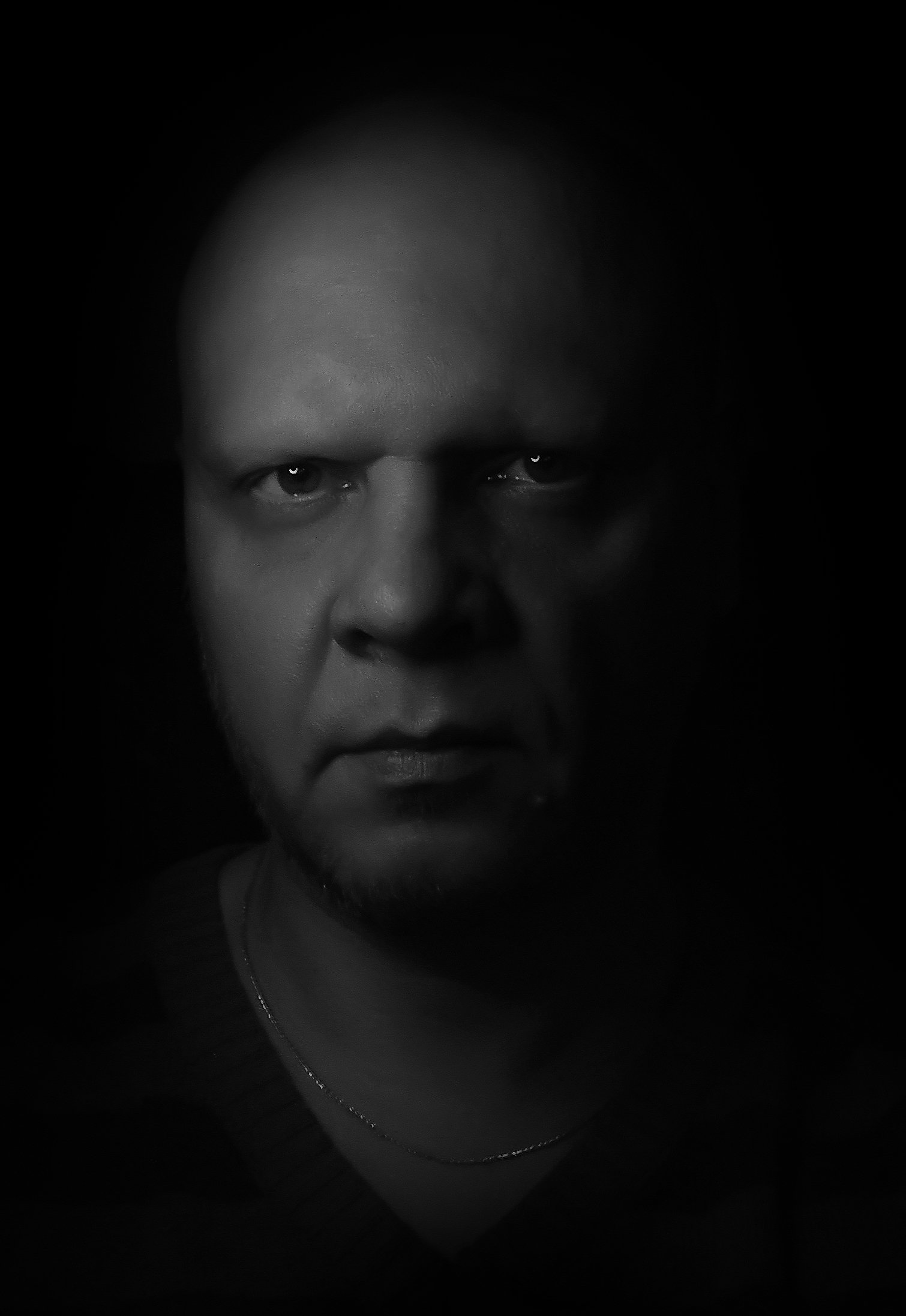 мужчина, портрет, черно-белое, Sergii Vidov