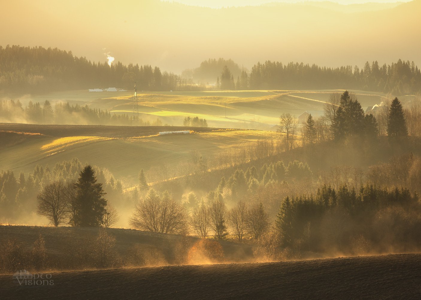 norway,autumn,autumnal,nature,fog,foggy,sunrise,morning, Adrian Szatewicz