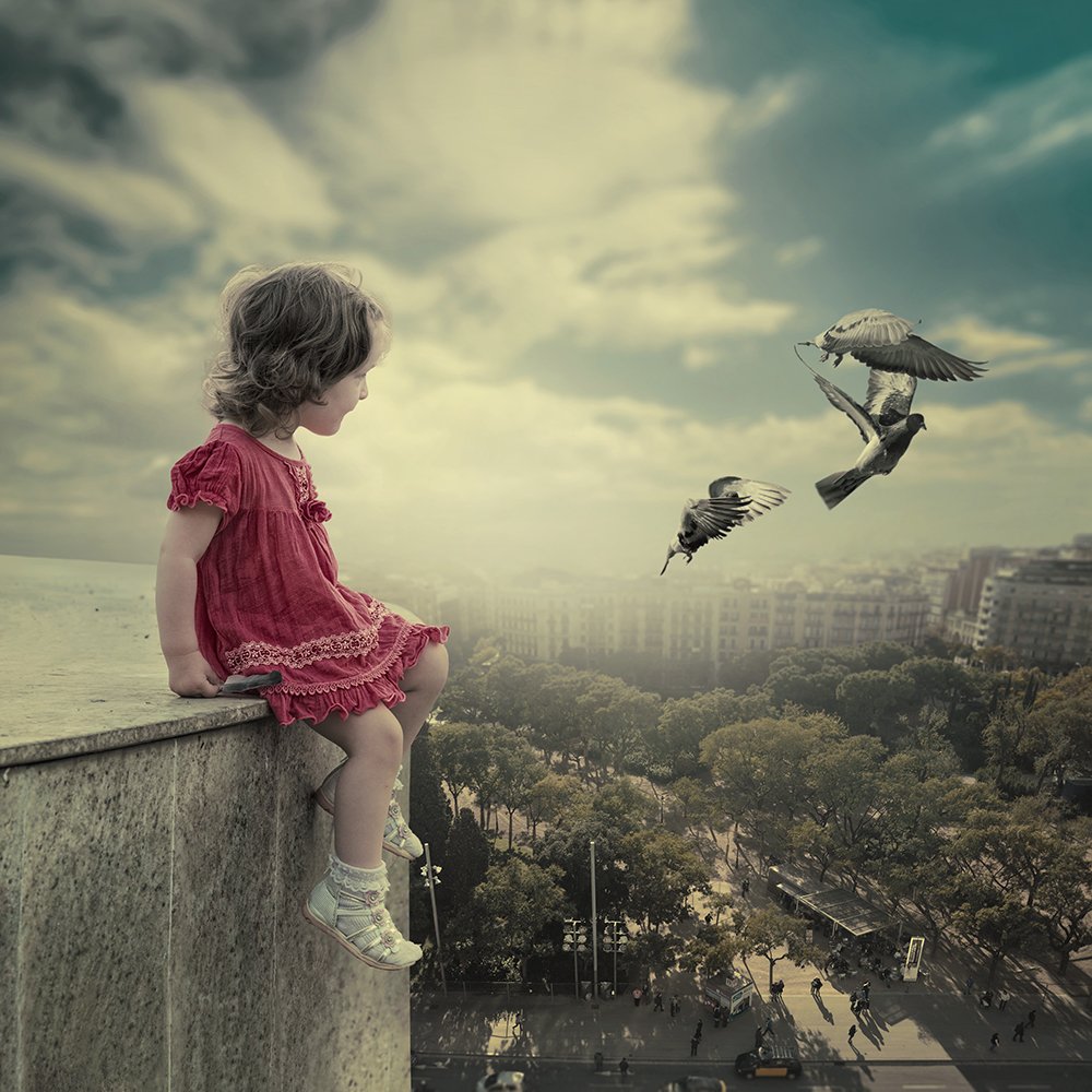 beautiful, children, cliff, hill, ioana, land, landscape, letter, light, manipulation, mounting, paper, poem, psd, rock, sun, tutorials, writing, ioana, dove, fly, birds, observer, roof, top, city, clouds, building, Caras Ionut