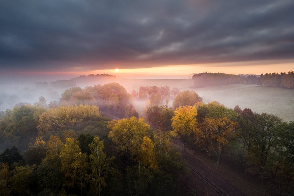 mavic air, drone, aerial, czechia, autumn, air photography, Jakub Müller