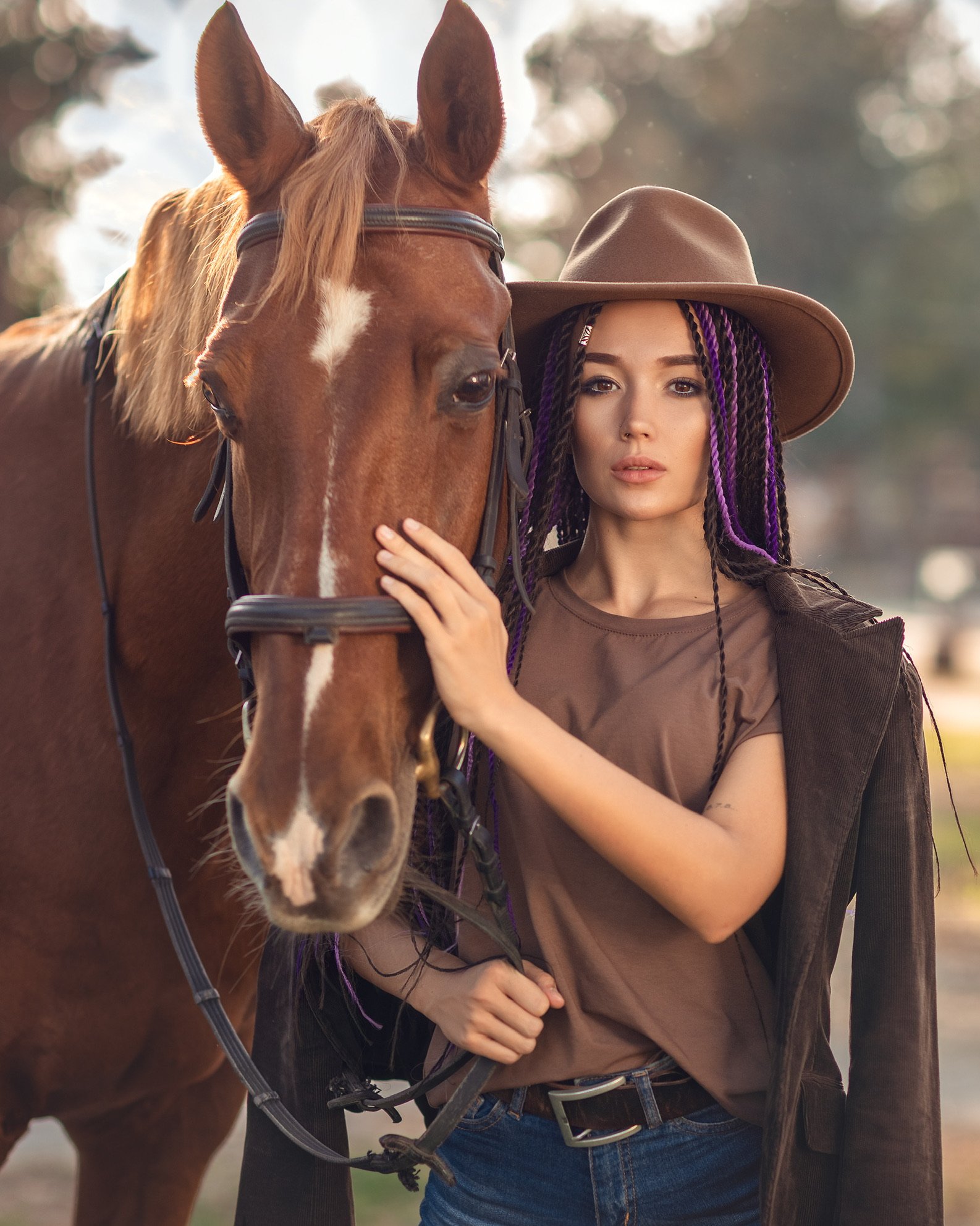 конь девушка, Julia Moskovkina