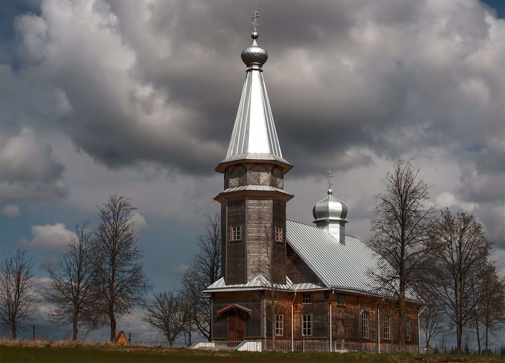 house of prayer, daytime,clouds, sky, Daiva Cirtautė