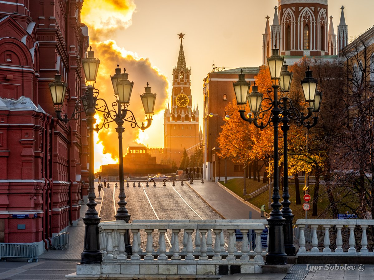 москва, кремль, утро, moscow, kremlin, morning, Игорь Соболев