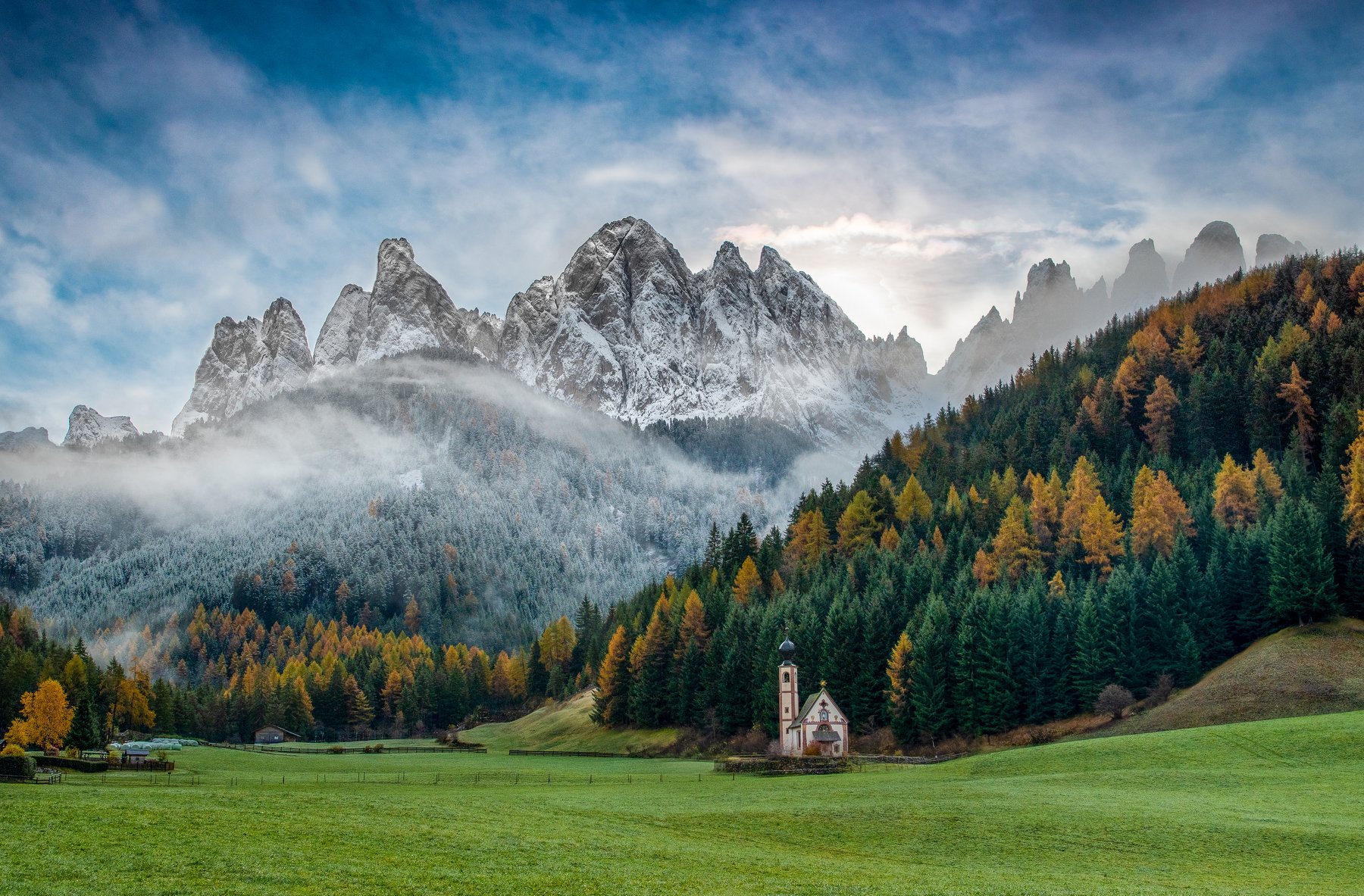 autumn,winter,Dolomites,mountains,landscape,, Adrian Stanica