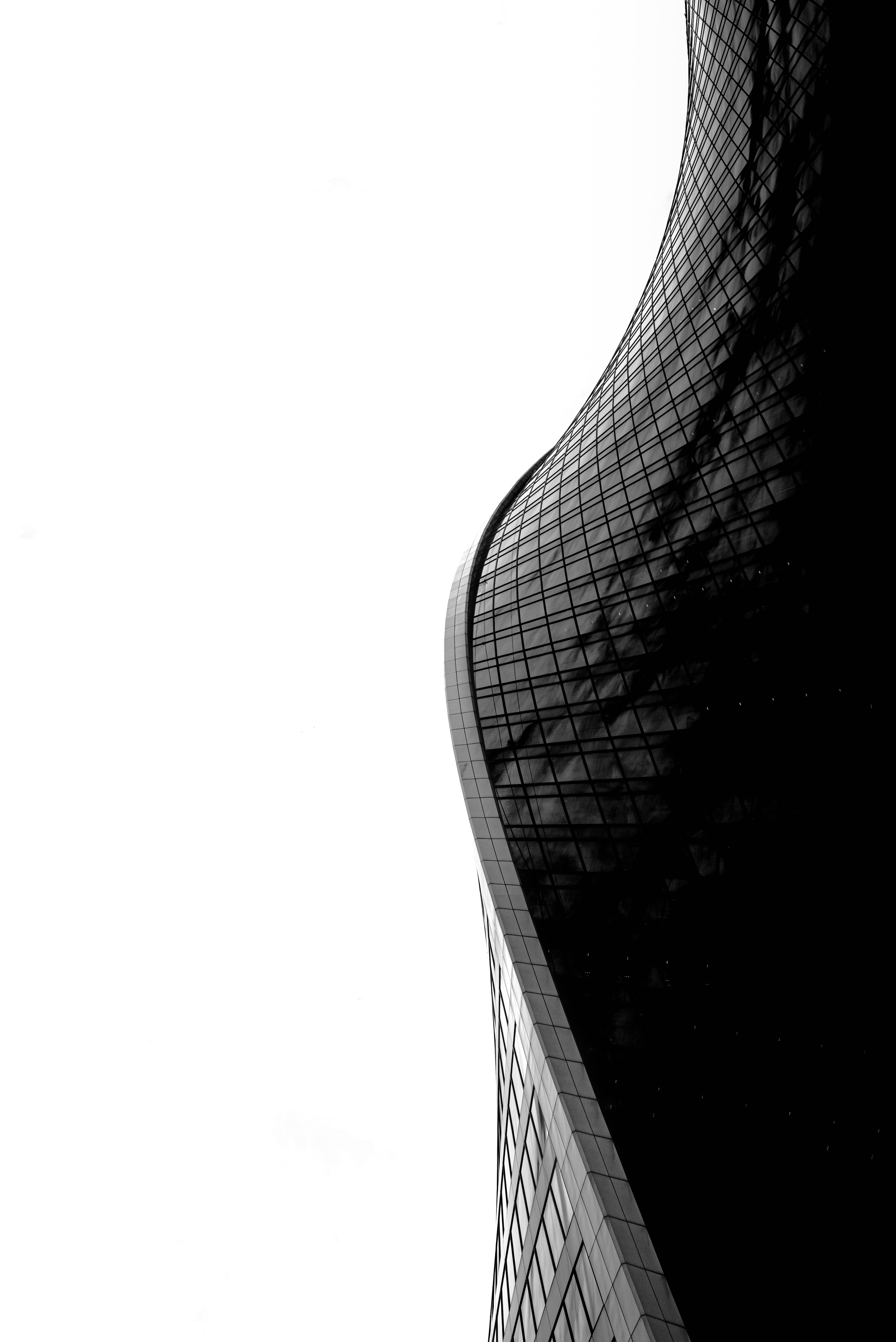 evolution, tower, skyscraper, international, architecture, black, white, Moscow, Russia, Сергей Гладков