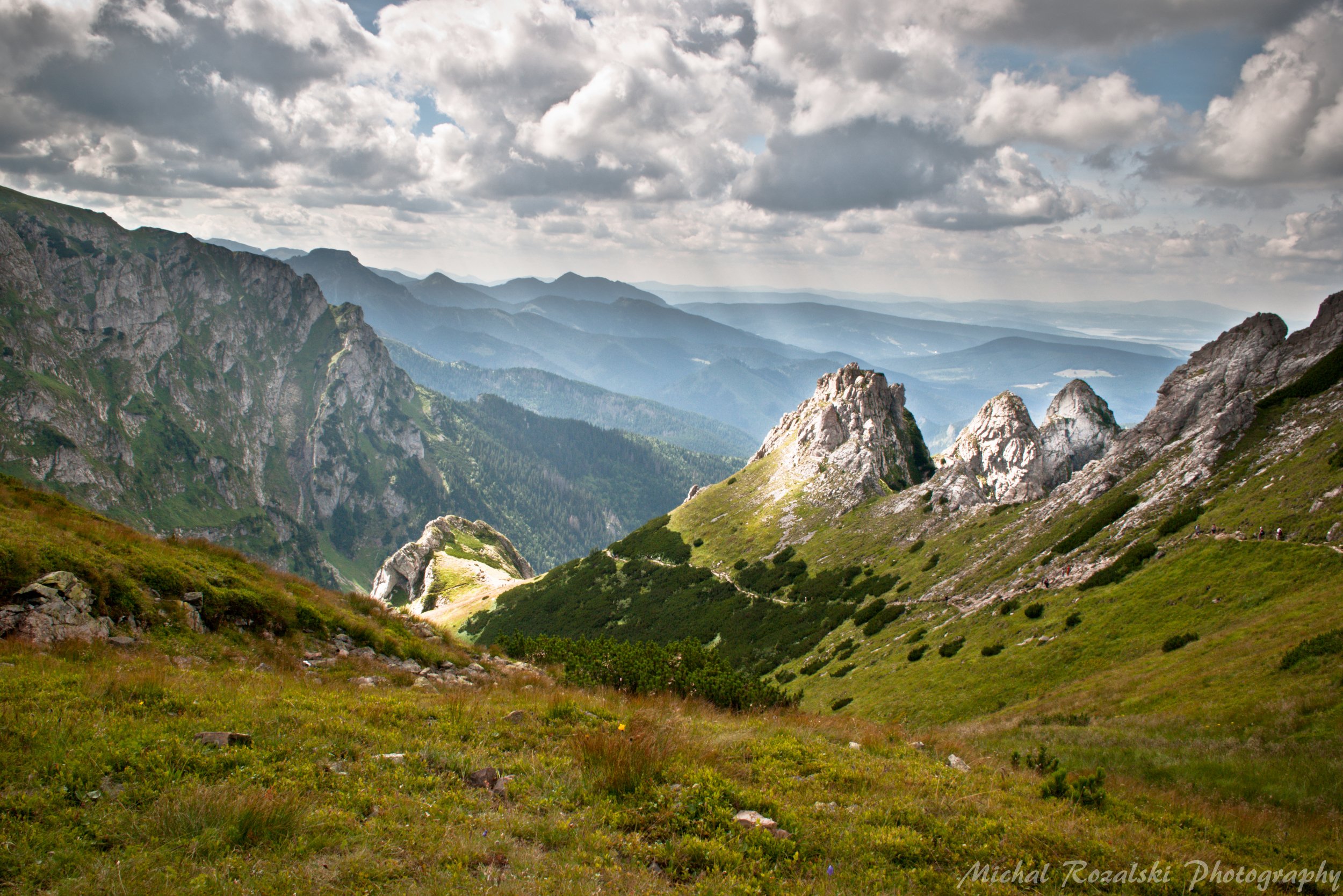 mountains, ,landscape, ,hills, ,valley, ,summer, ,sky, ,clouds, ,, Michal Rozalski