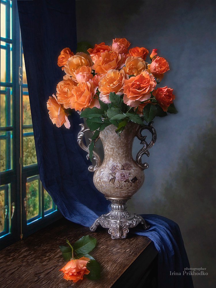натюрморт, винтажный, цветы, букеты, розы, художественная фотография, Ирина Приходько