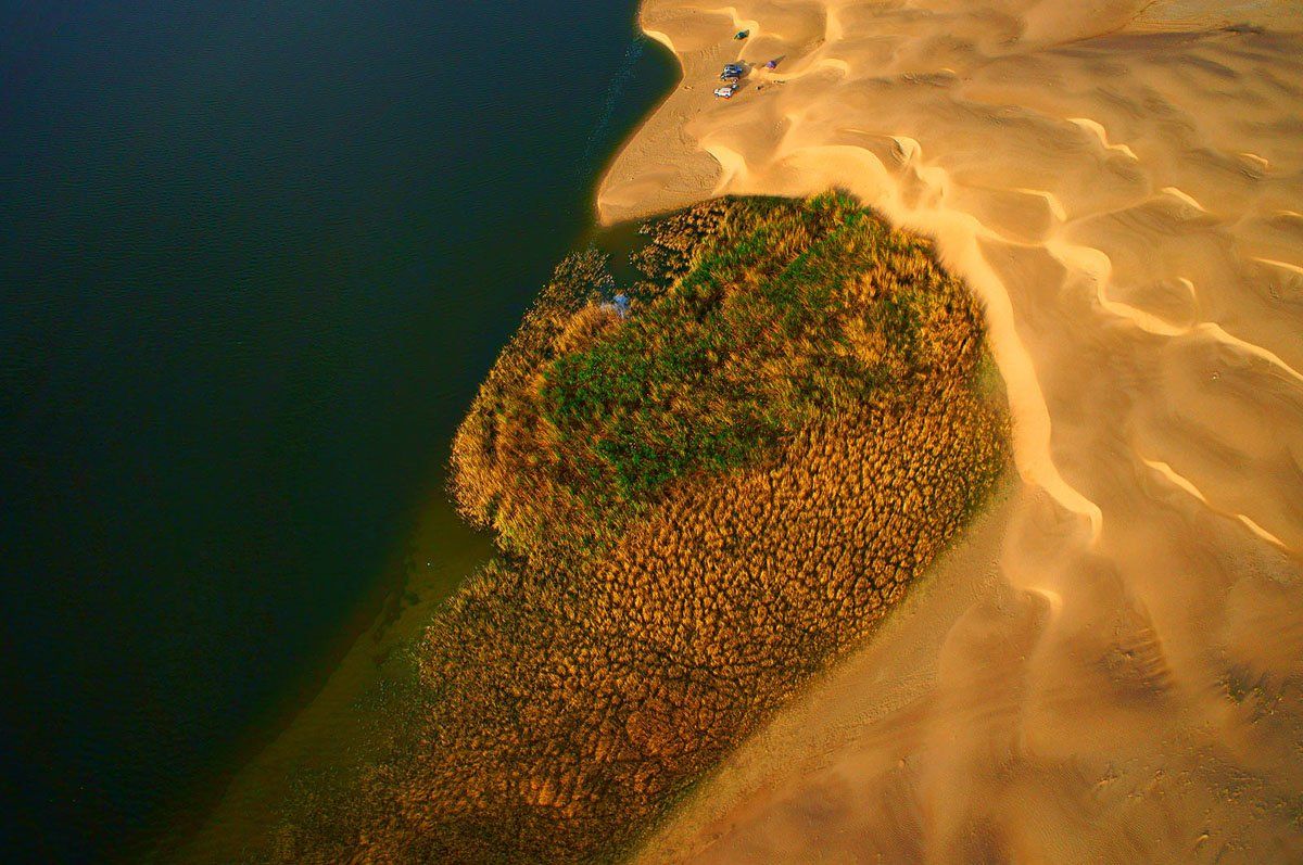 aerial, казахстан, семиречье, илийская долина, озеро в пустыне, Борис Резванцев