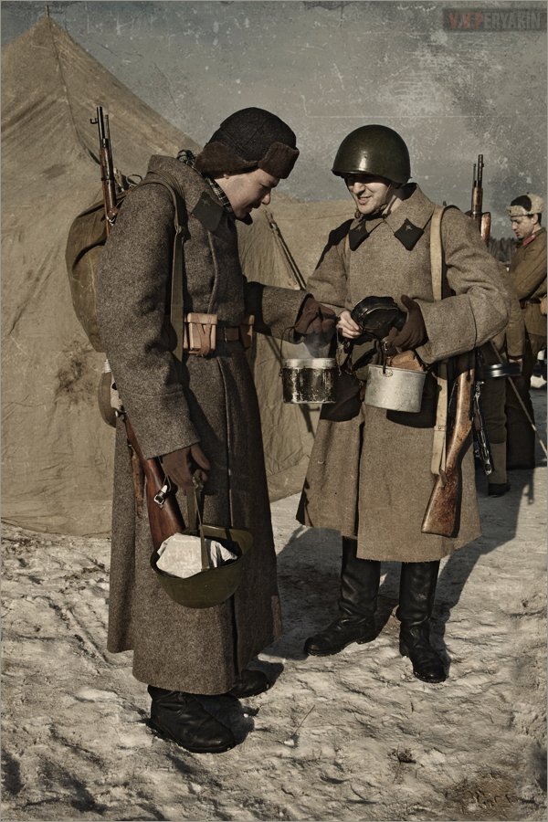 1943, солдаты, реконструкция, гарнизон, а, форма, винтовка, Виктор Перякин
