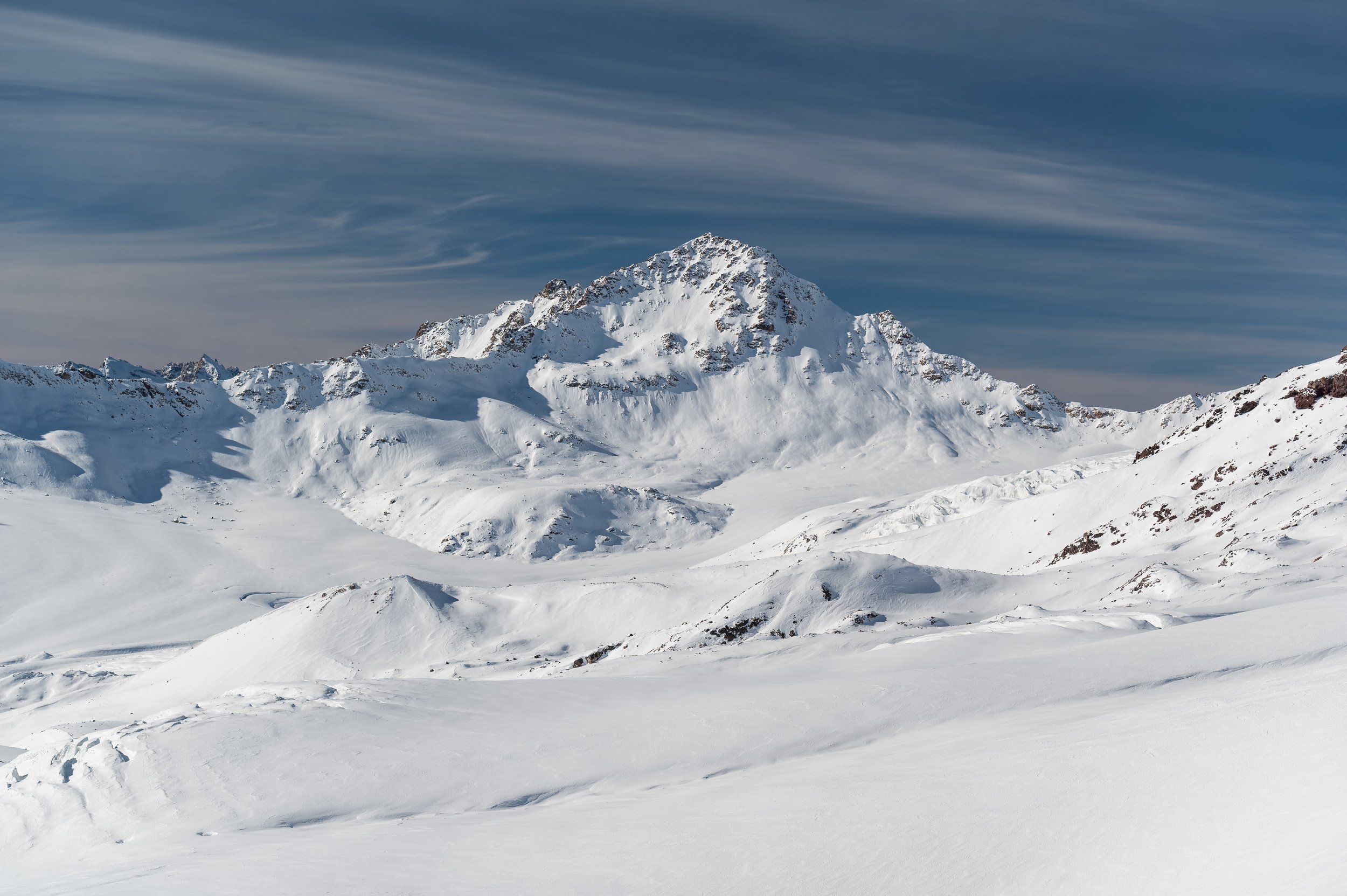 elbrus snow landscape caucasus winter desert, Егор Бугримов