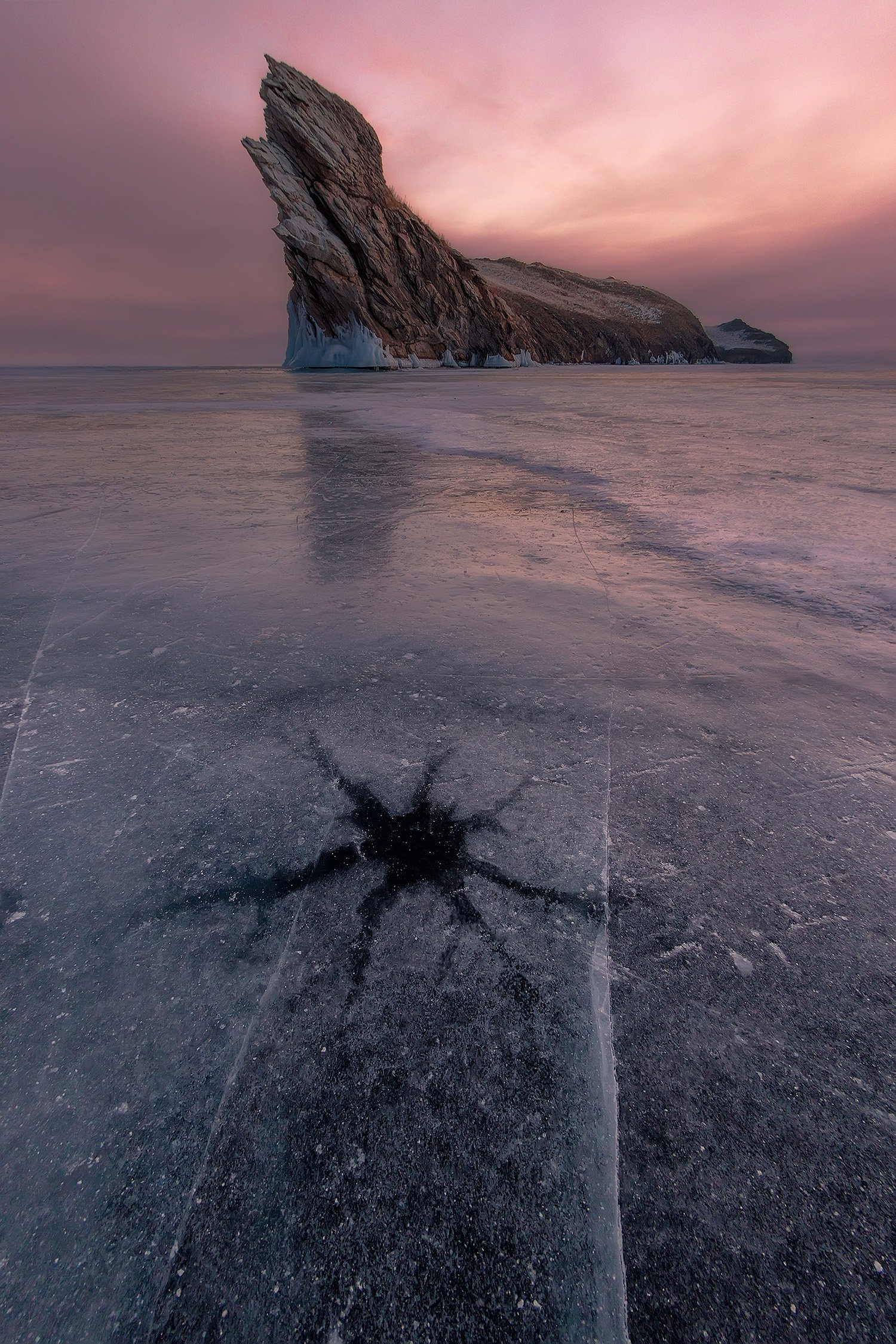 Фототур, Байкал, зима, лед, малое море, озеро, рассвет, огой, Алексей Закиров