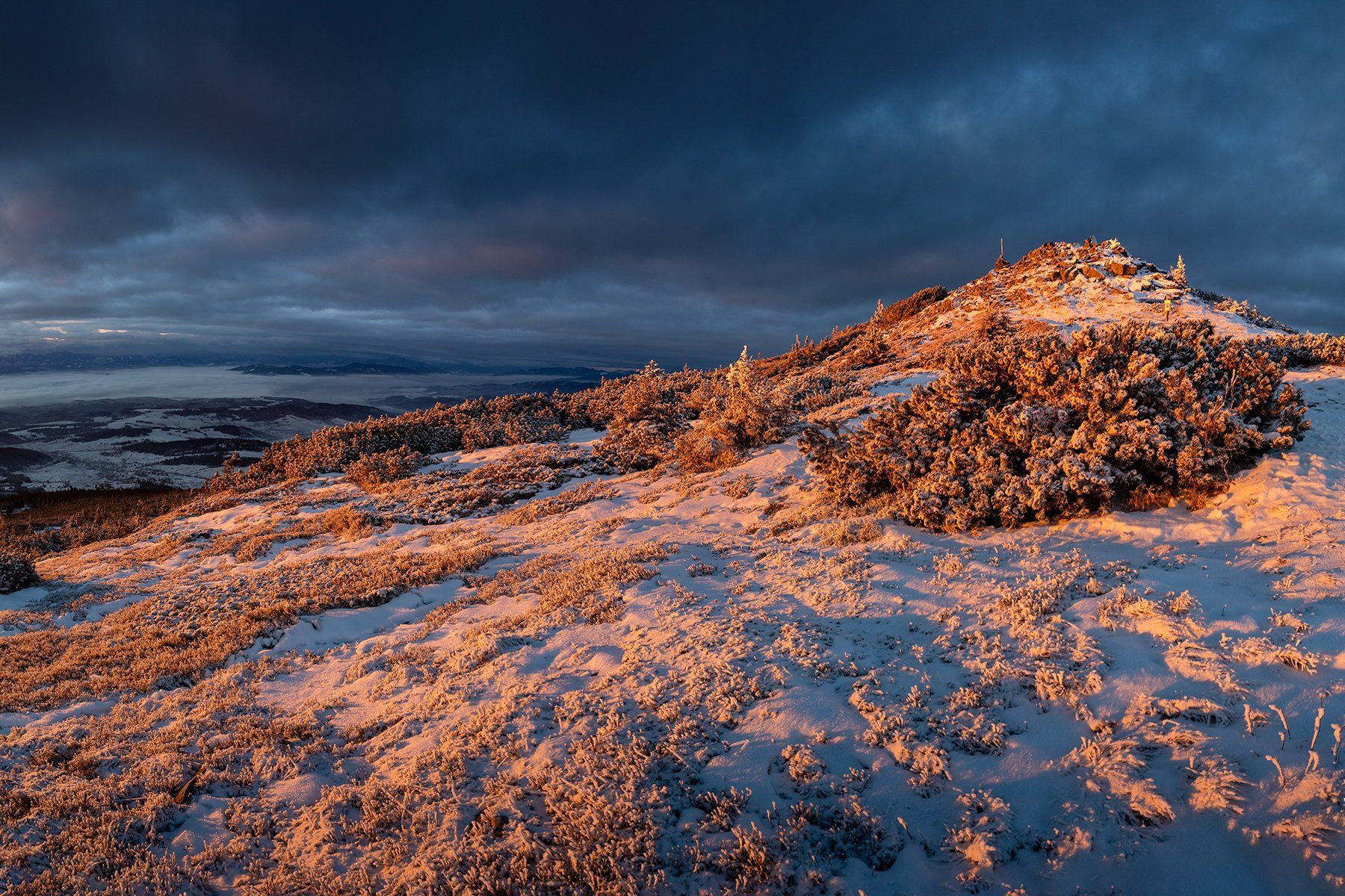 mountains, autumn, poland, slovakia, sunrise, Michał Kasperczyk