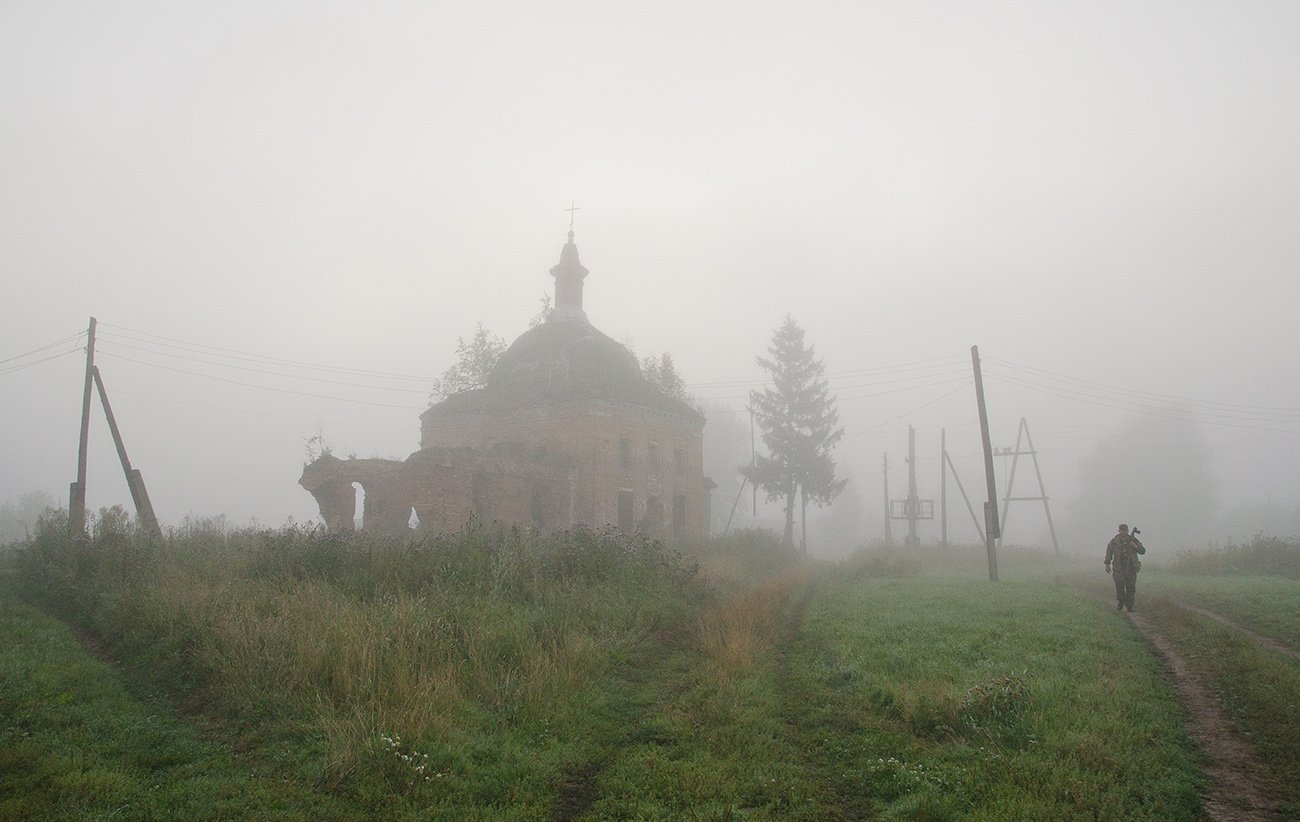 храм, церковь николая чудотворца, большие байдики, Михаил Агеев