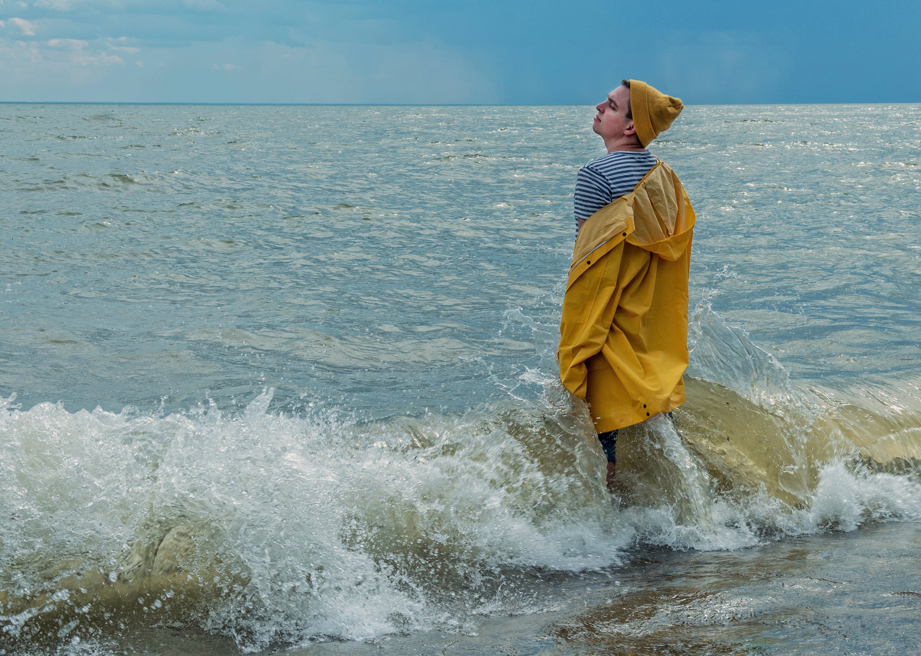 море небо облака мечта мужской портрет морской ветер, Юлия Барсукова