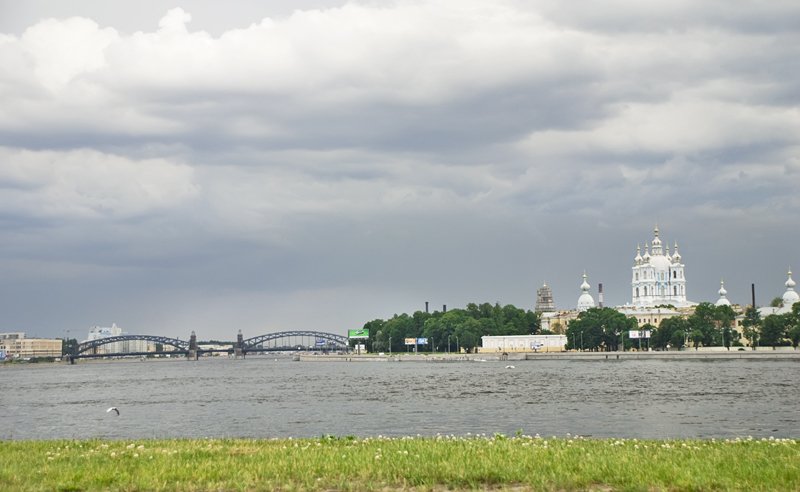 санкт-петербург,смольный собор,большеохтинский мост, Евгений Пугачев.